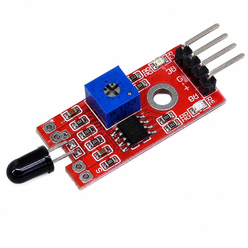4Pin KY-026 Flame Sensor Module (red)